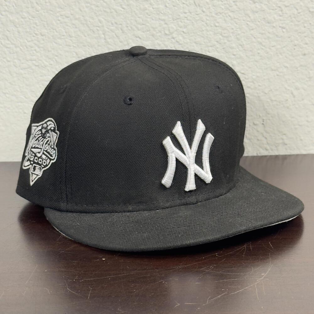 Vintage New York Yankees Hat Cap Fitted Mens 7 1/8 MLB 59FIFTY New Era 2000